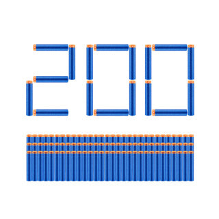 Recharge de pack de 200 fléchettes Zuru x-shot insanity | 2 pièces