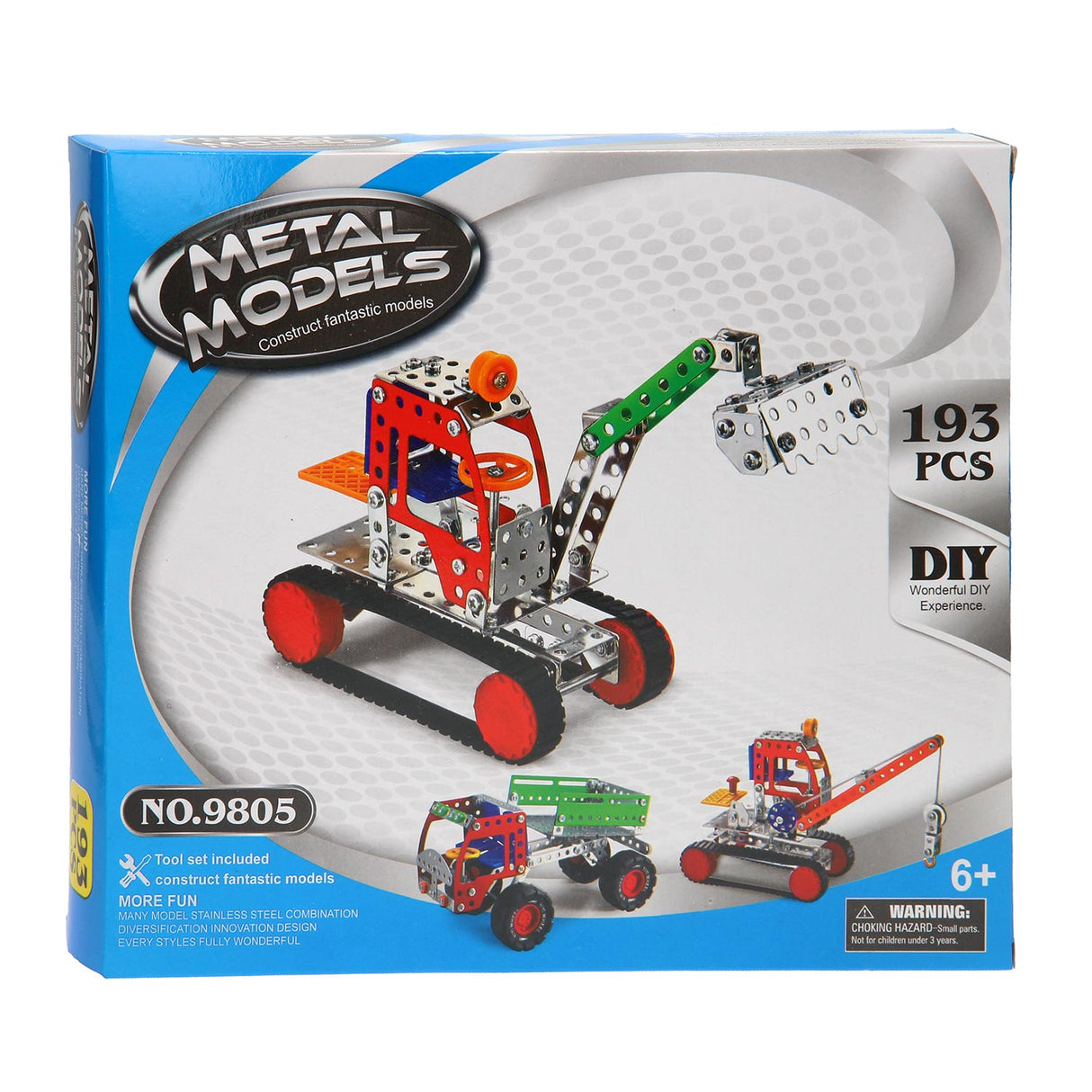 Jeu de construction d'excavatrice, 193 pcs.
