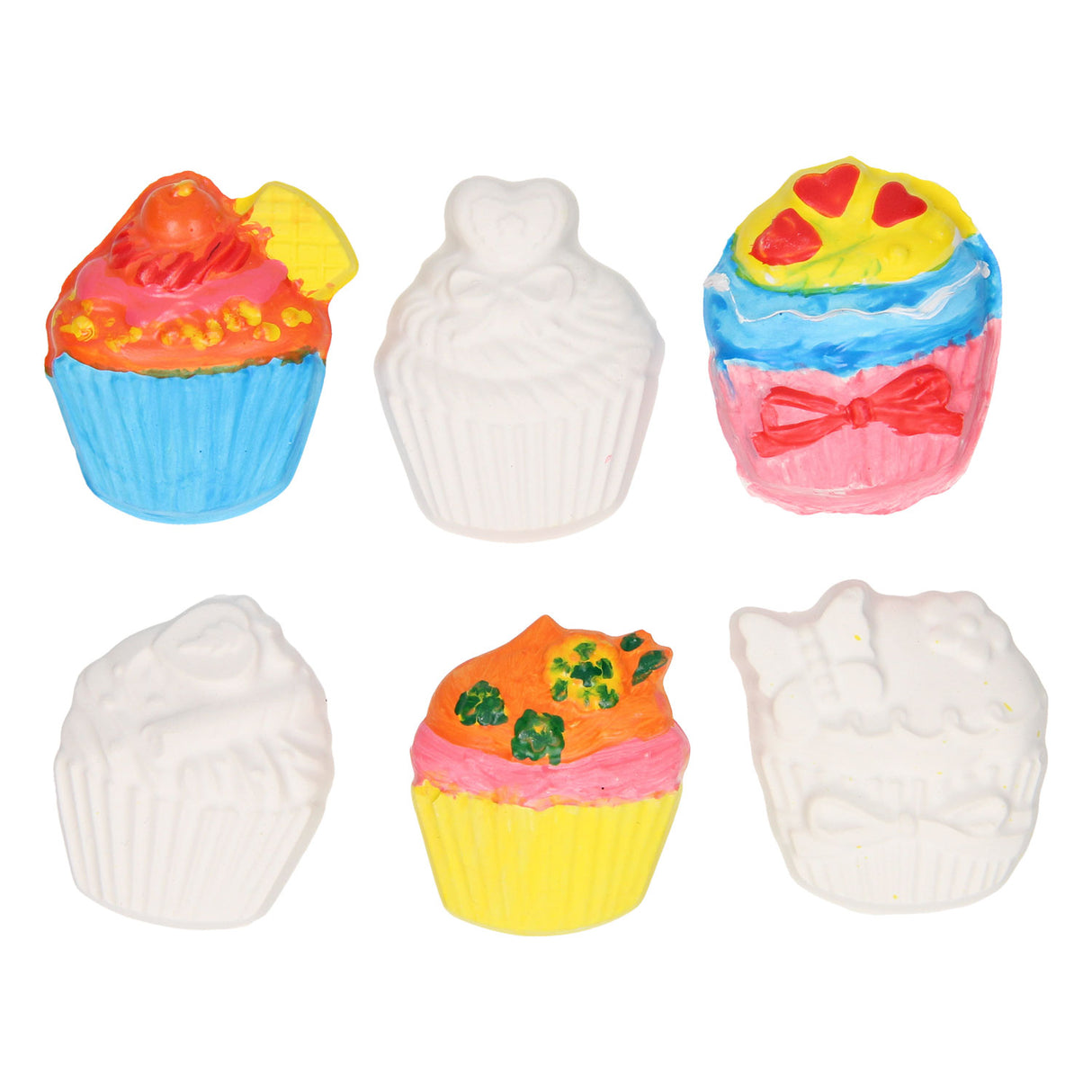 Aimants pour moulage en plâtre - cupcakes