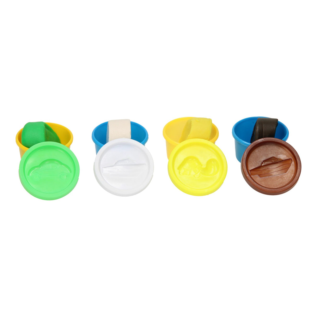 Ensemble d'argile - petit déjeuner - 4 pots en argile - 10 pcs.