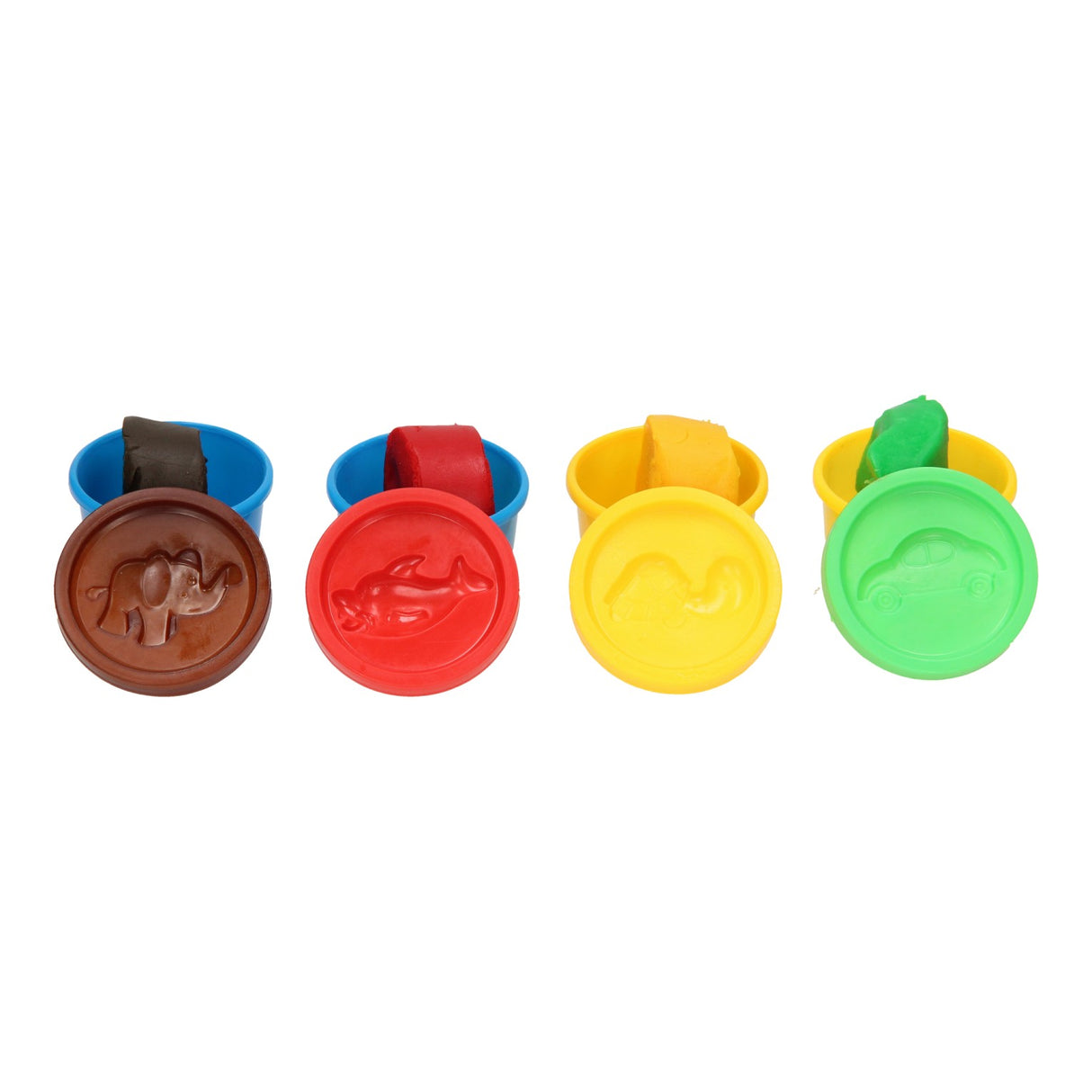 Ensemble d'argile - friandises - 4 pots en argile - 11 pcs.