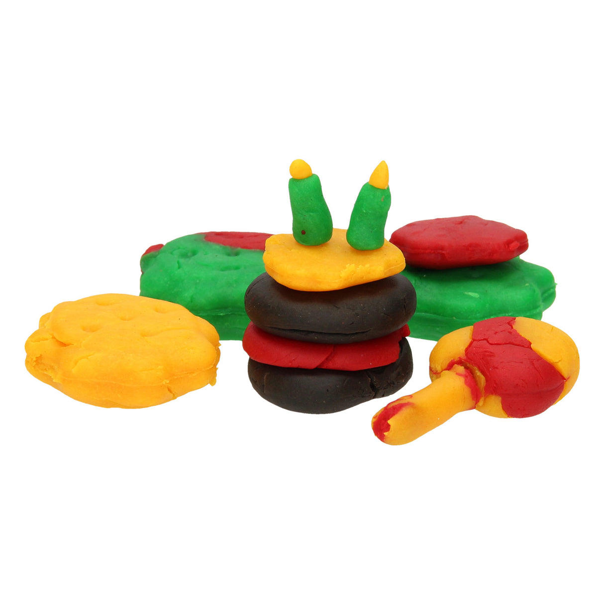 Ensemble d'argile - friandises - 4 pots en argile - 11 pcs.