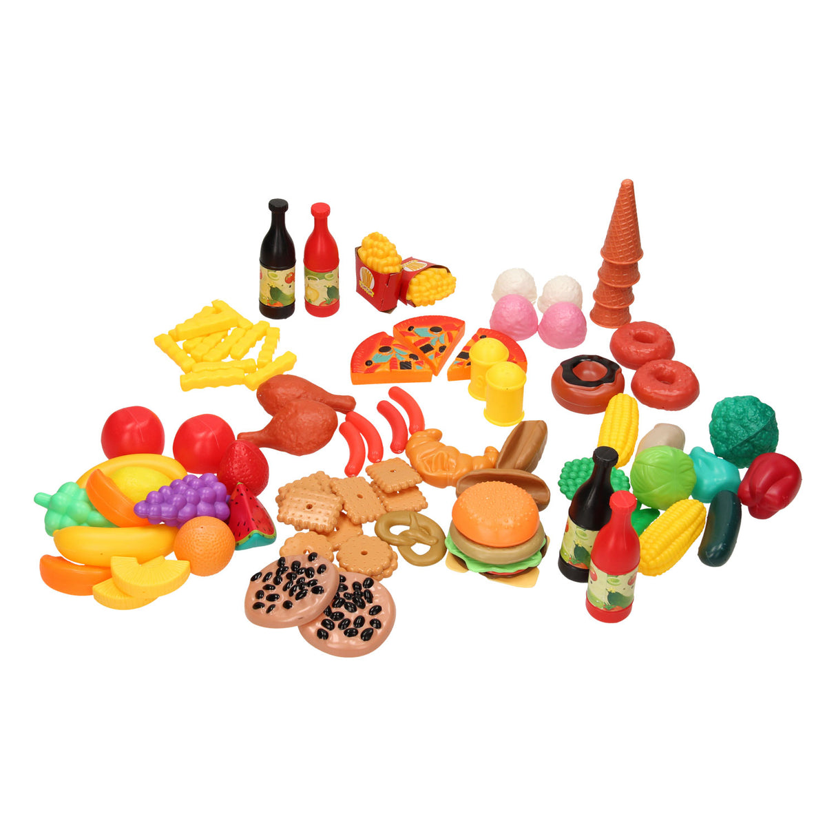 Jouer à la nourriture Megaset, 90 pièces.