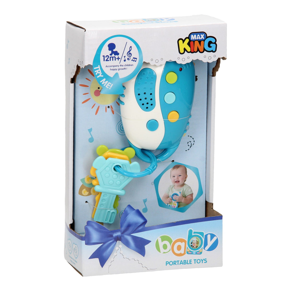 Porte-clés enfant - bleu