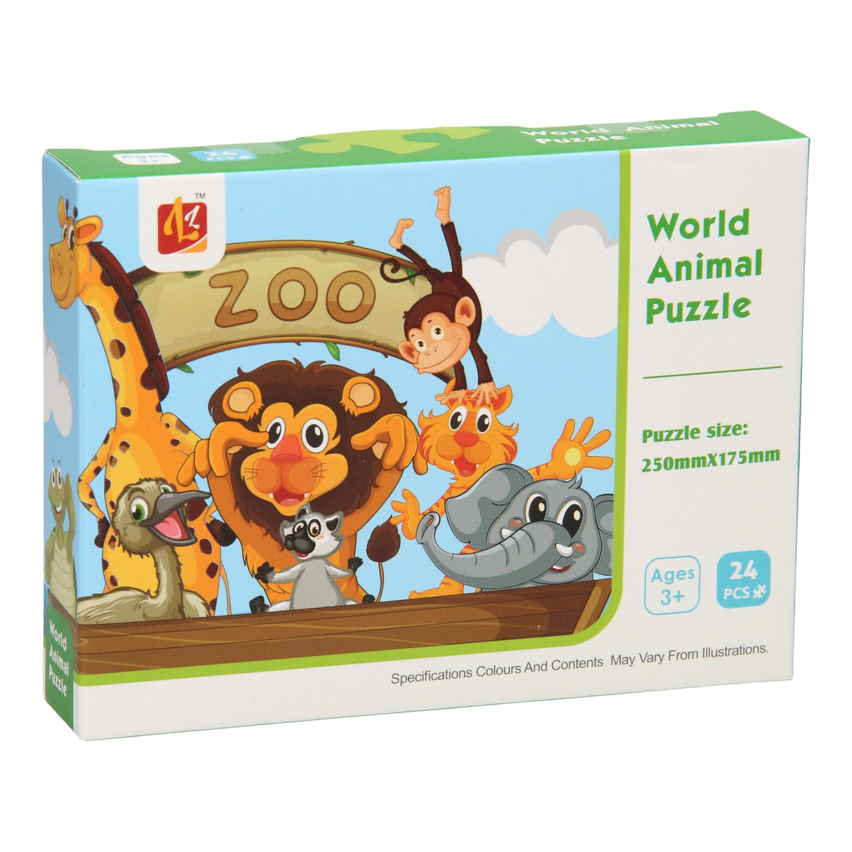 Puzzle Zoo, 24 pièces.