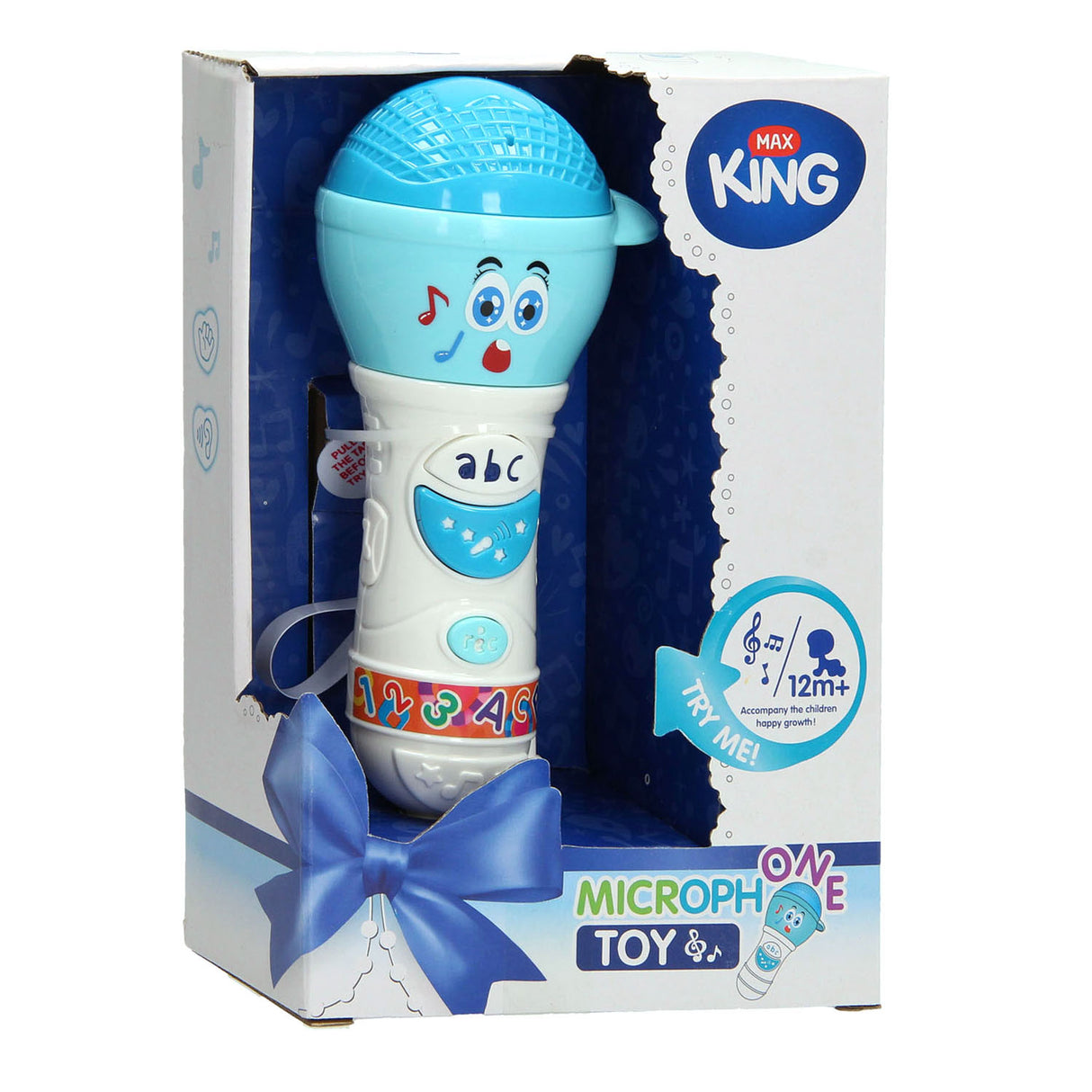 Microphone pour tout-petits bleu