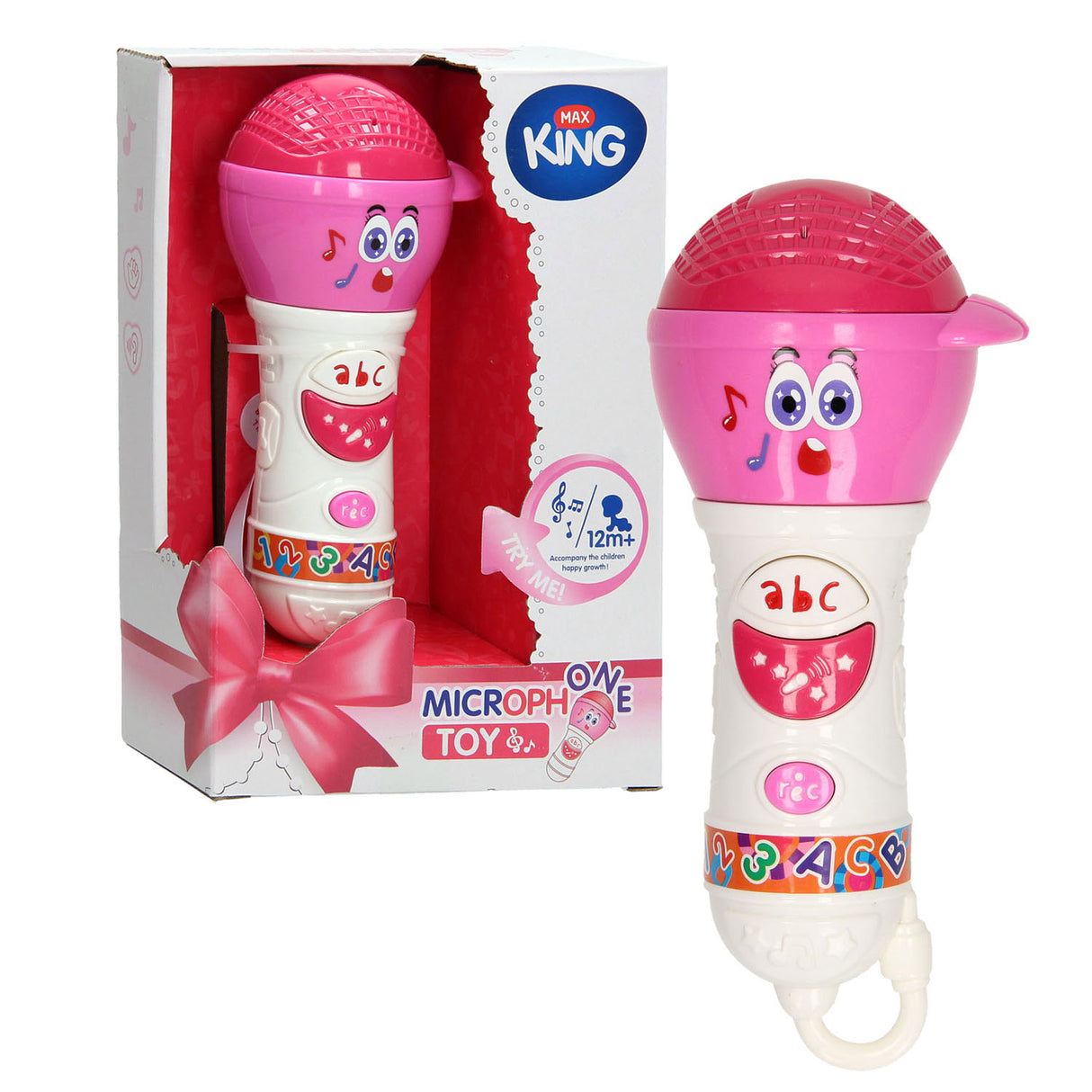 Microphone pour tout-petits rose
