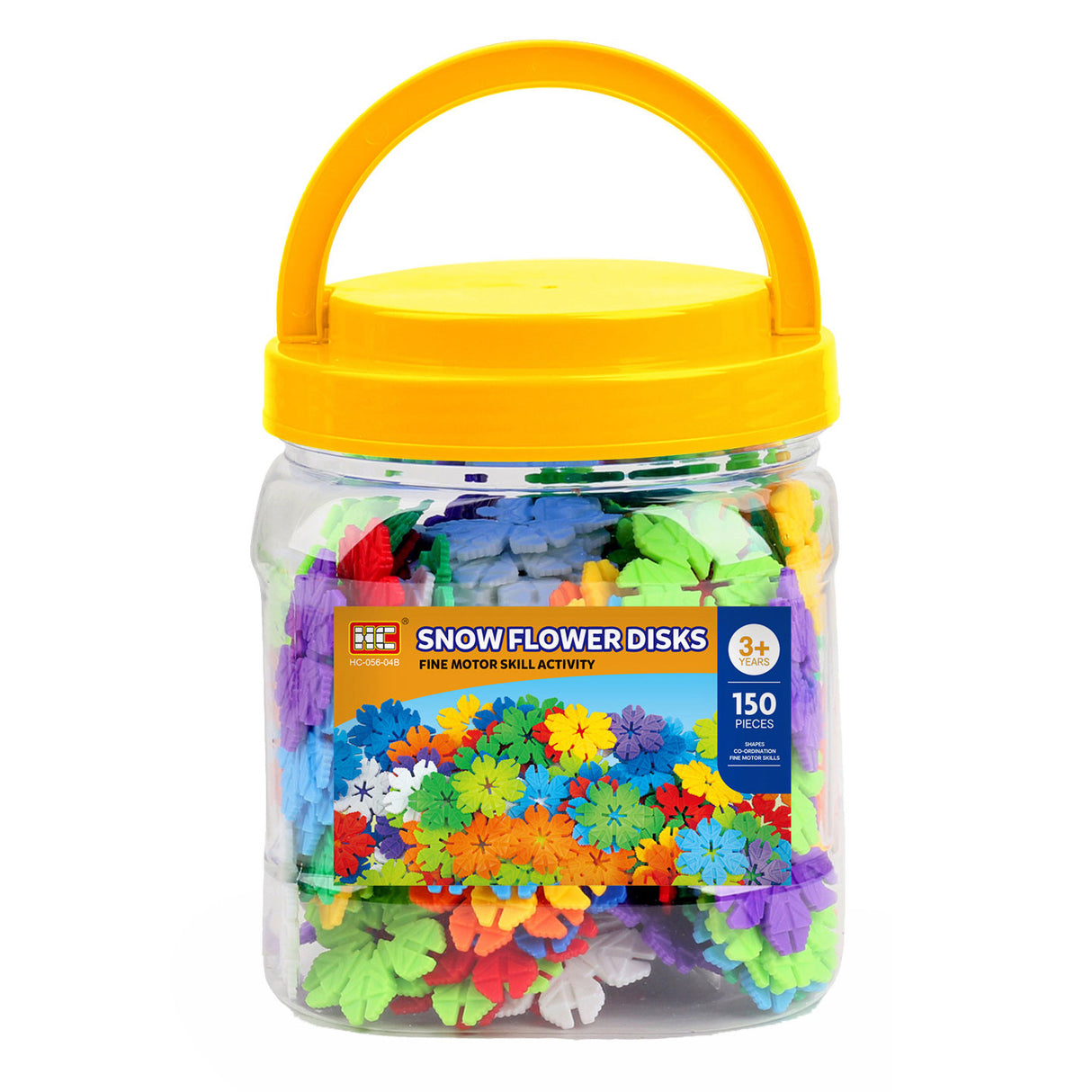 Fleurs de construction en boîte de rangement, 150 pcs.