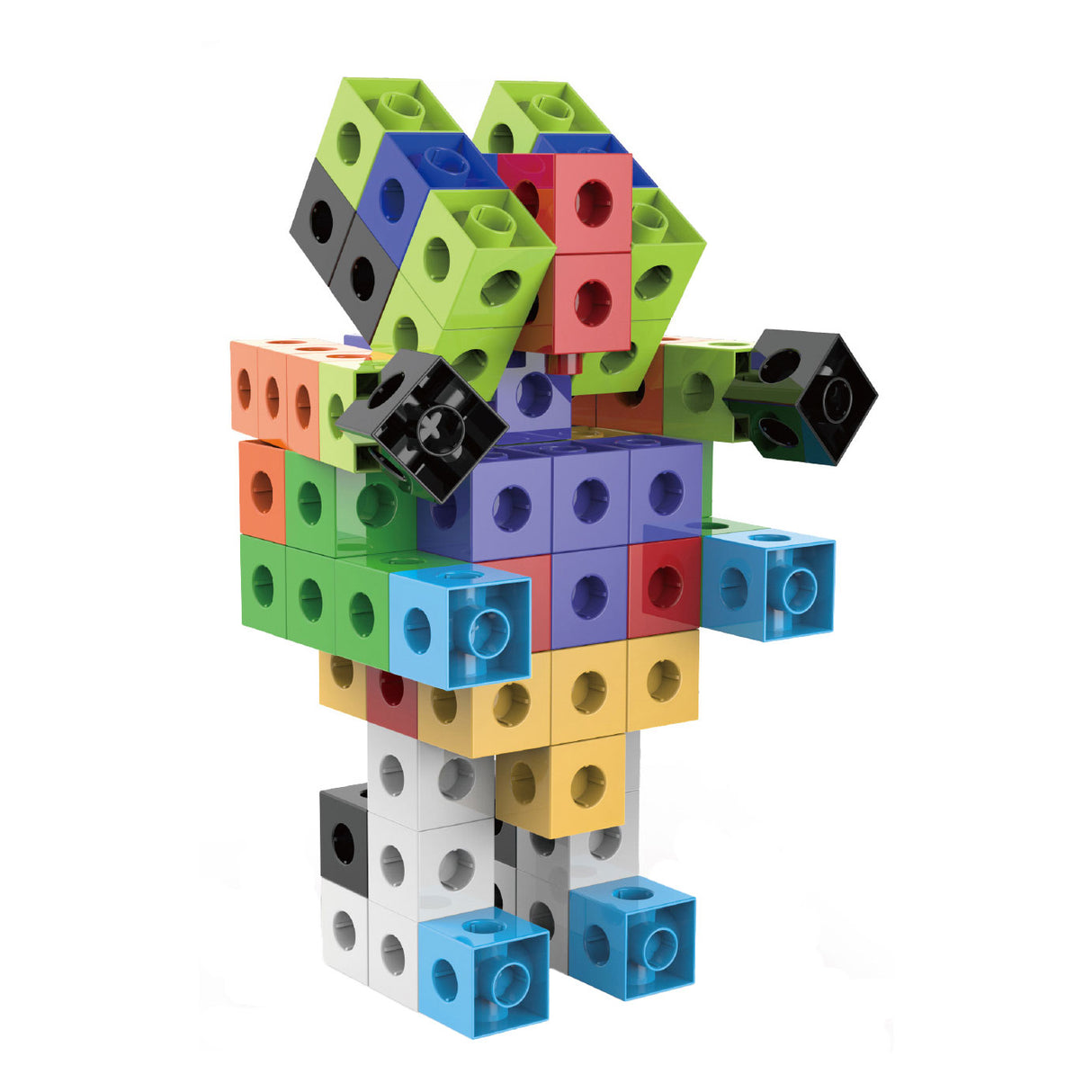 Blocs de construction dans un sac de rangement - 100 pcs.