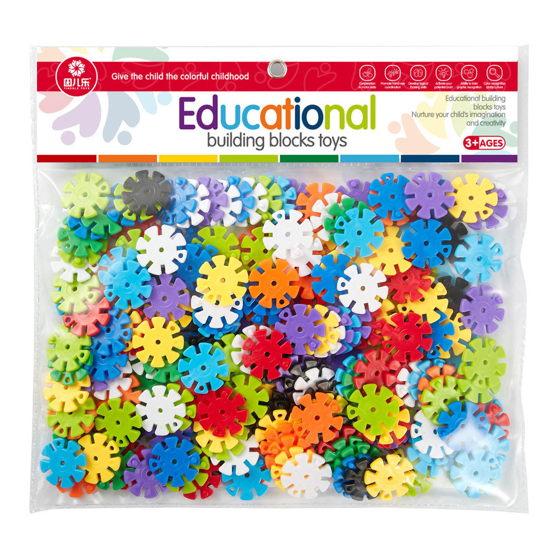 Disques de construction petits, 198 pièces.