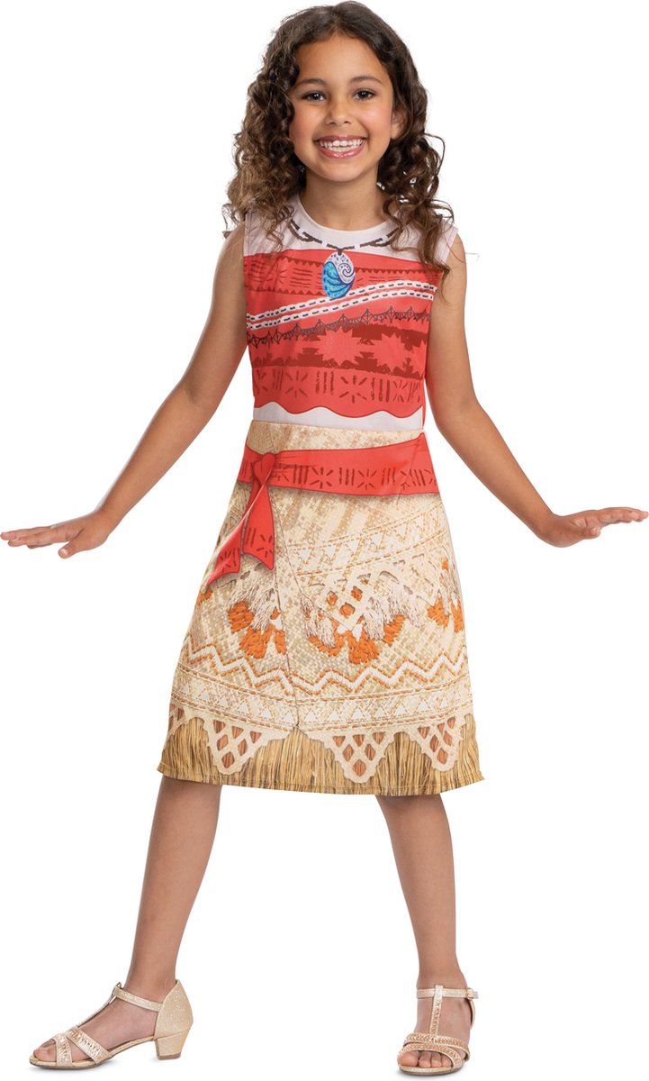 Déguisement disney - moana, costume moana vaiana basic, taille xs (3-4 ans), filles