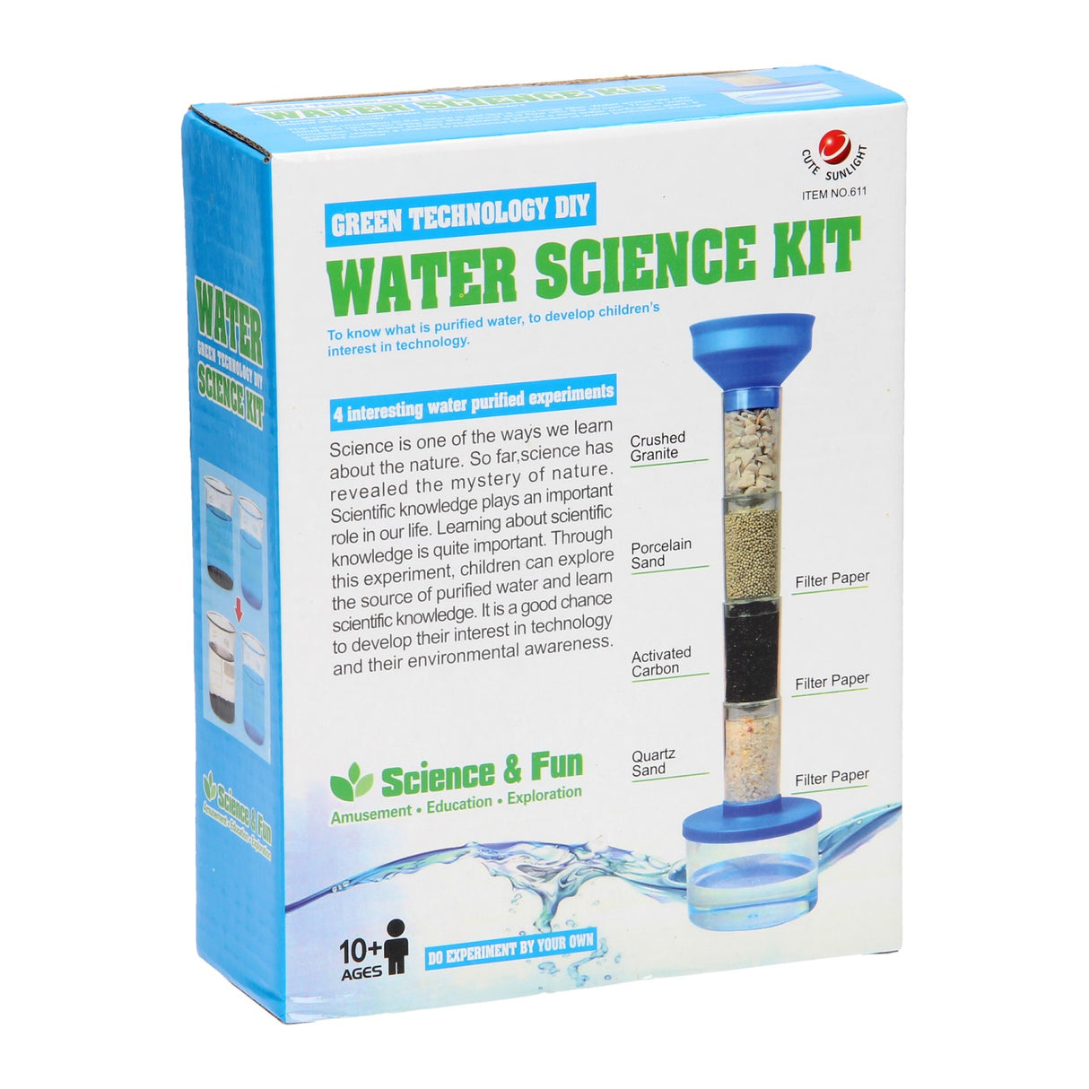 Kit scientifique sur l'eau