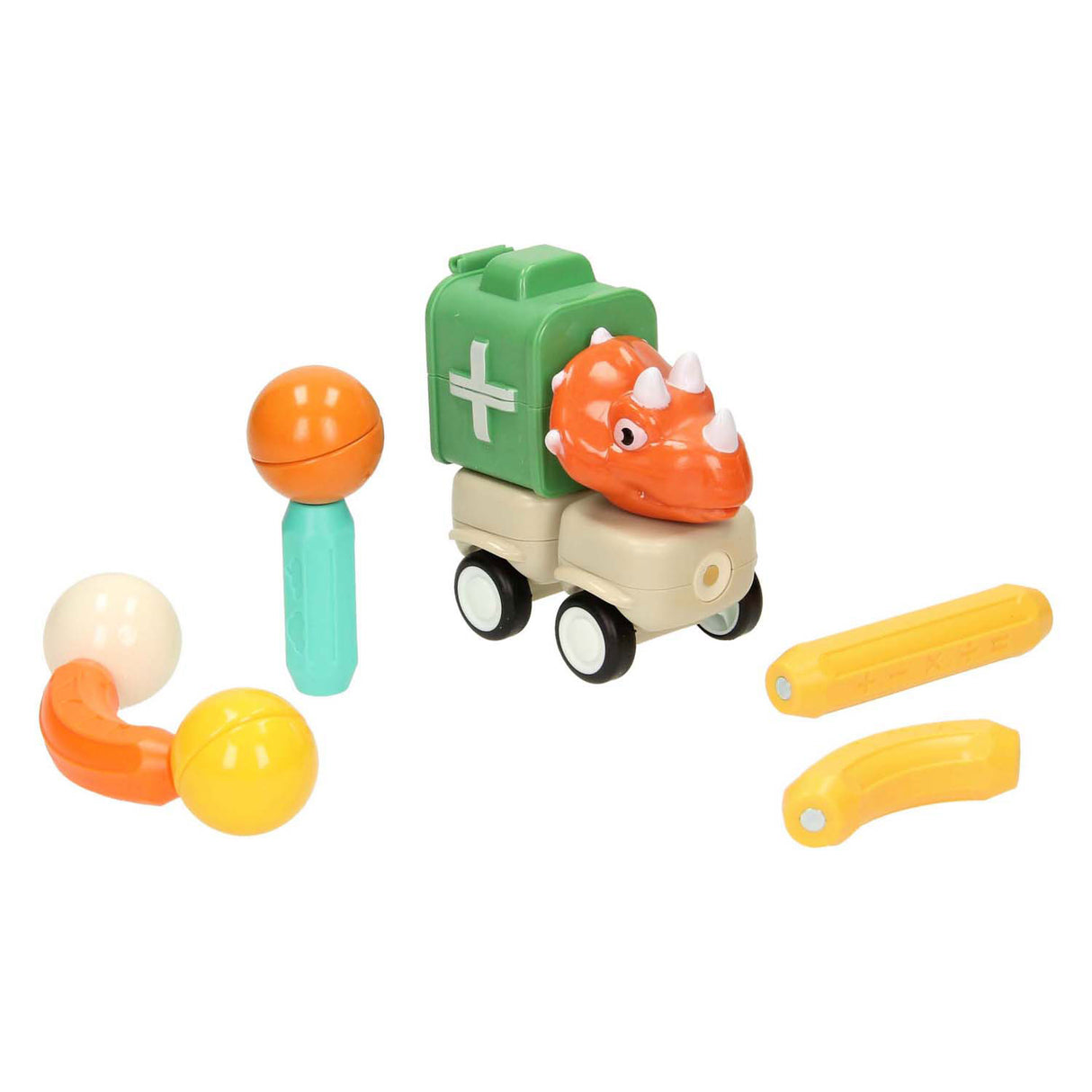 Jeu d'aimants dinosaure, 8 pcs.
