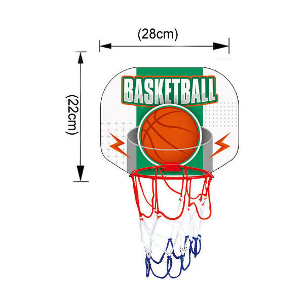 Panneau de basket avec ballon