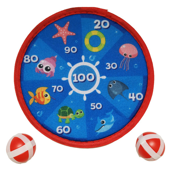 Jeu de fléchettes Velcro petit monde sous-marin