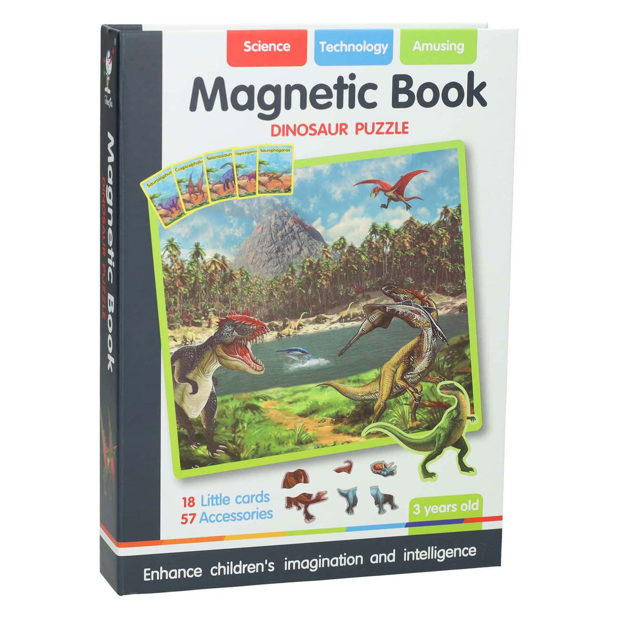 Valise magnétique dinosaure