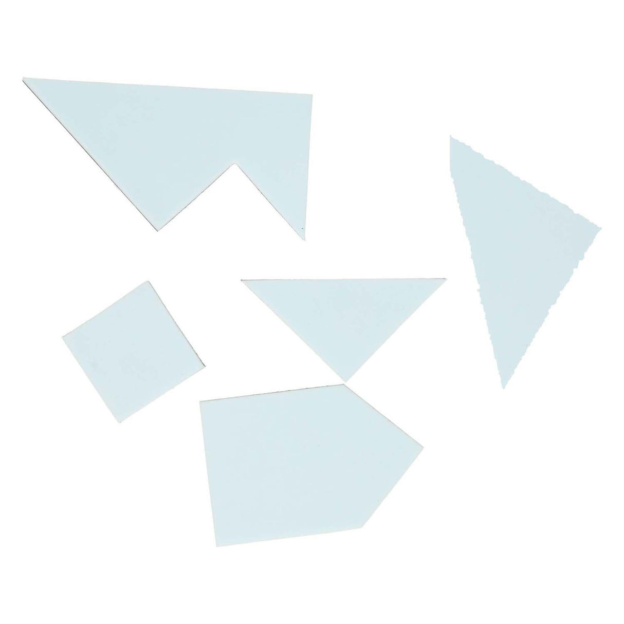 Puzzles tangram en mousse, 4 pcs.