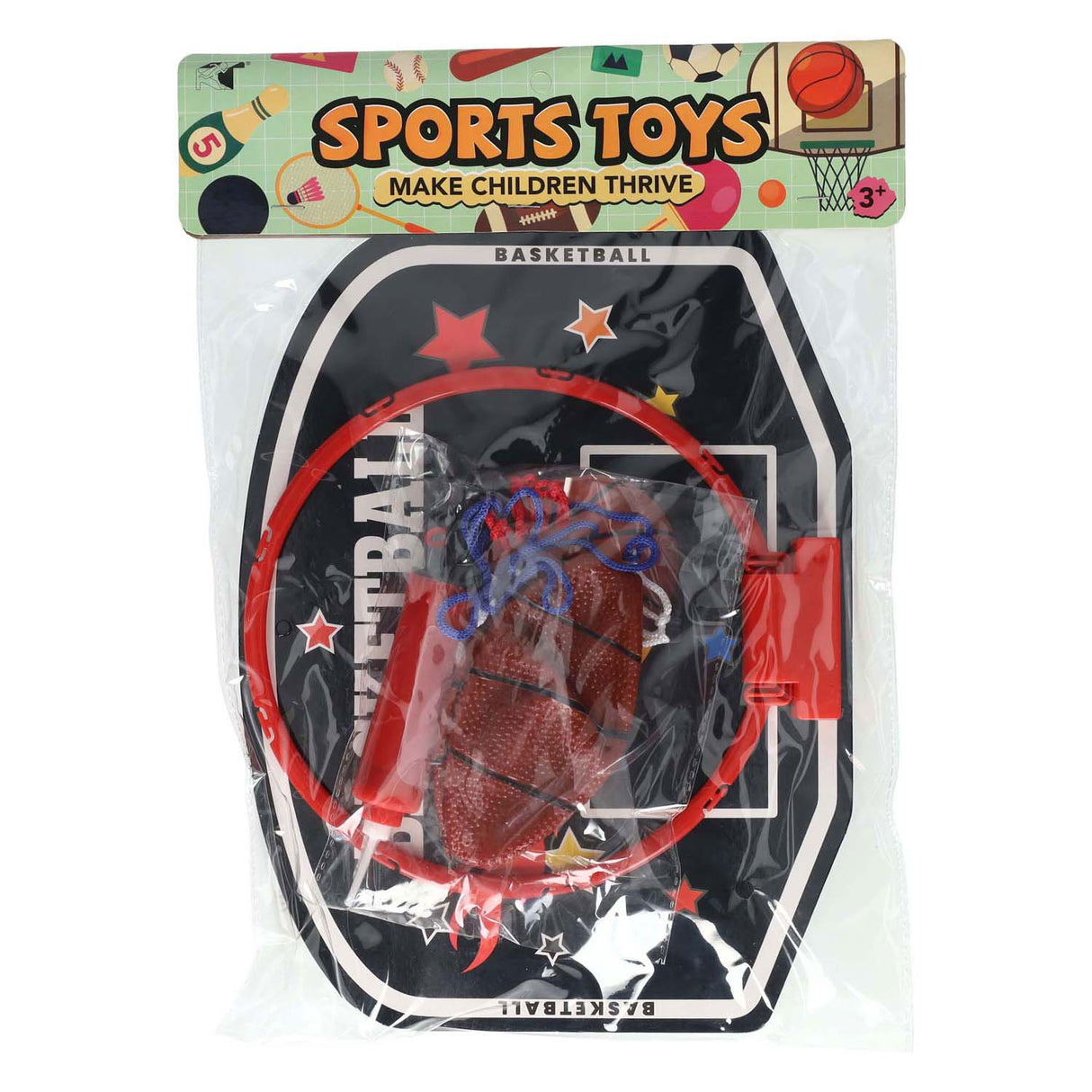 Panneau de basket avec ballon