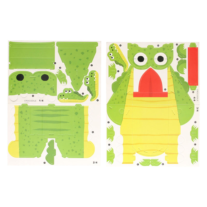 Kit de construction crocodile 3D