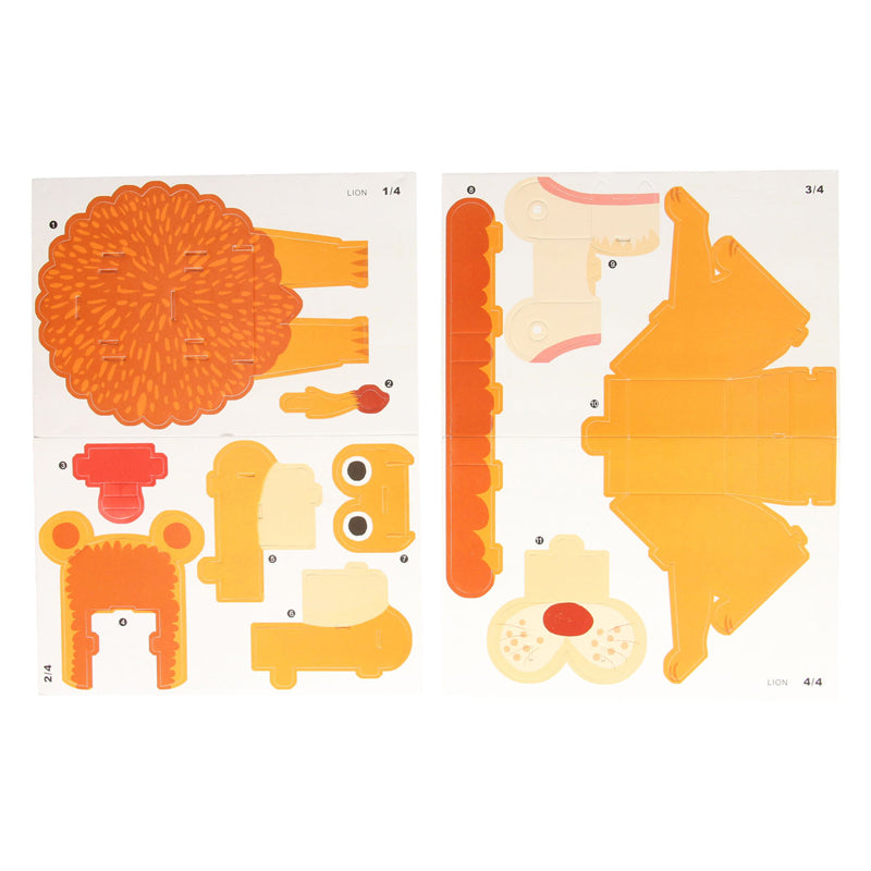 Kit de construction Lion 3D