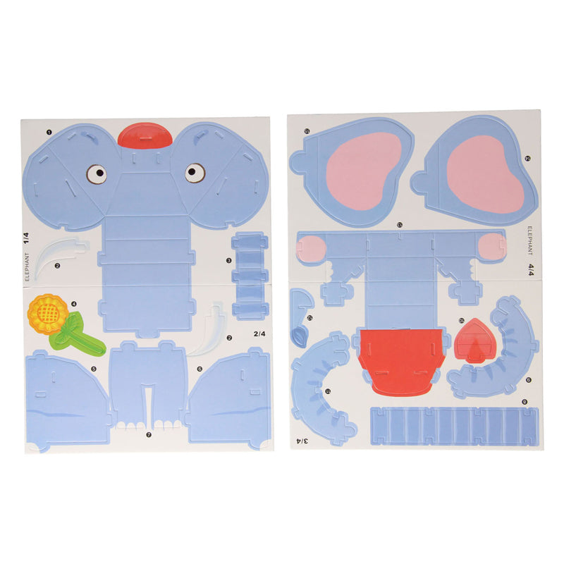 Kit de construction éléphant 3D