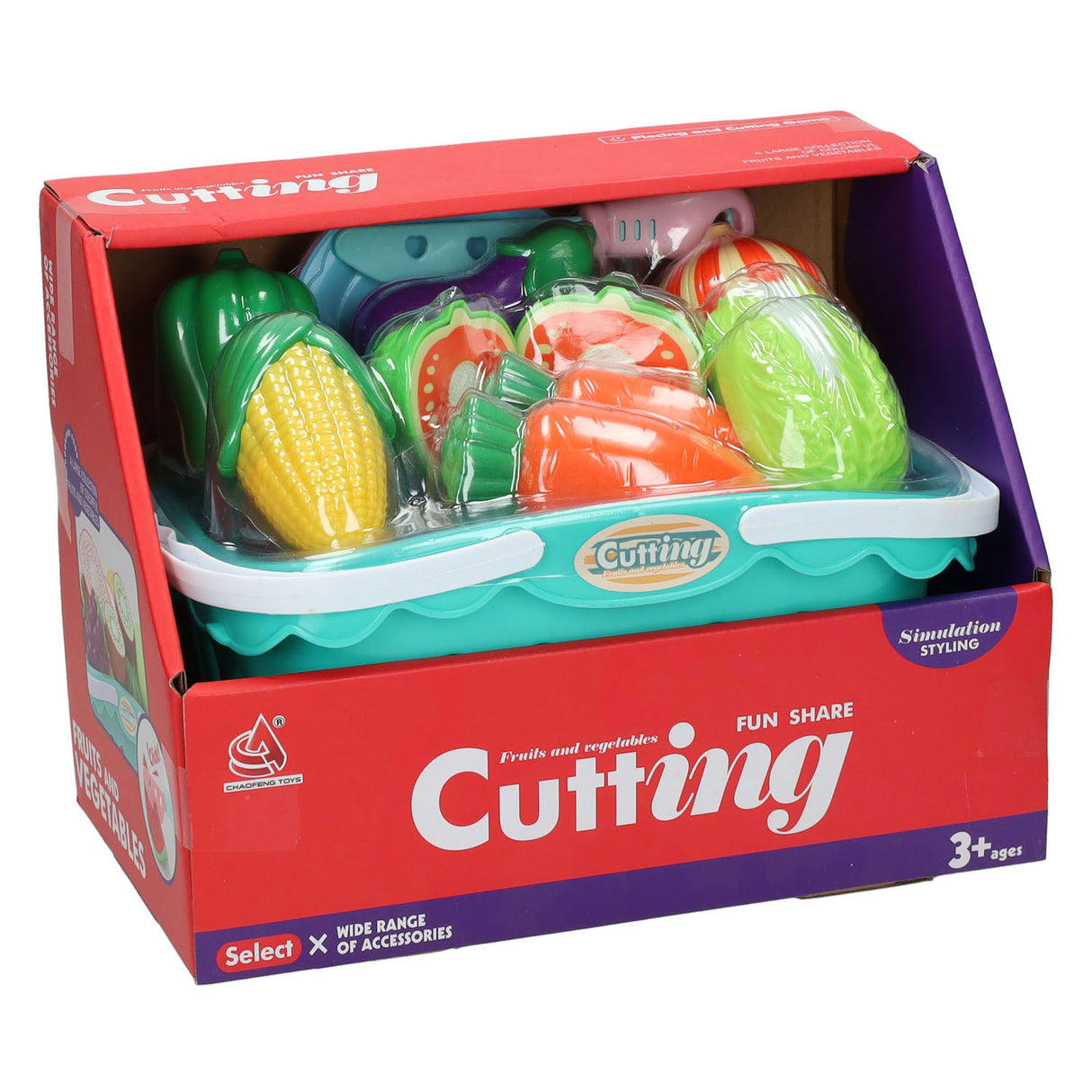 Couper des légumes dans un panier