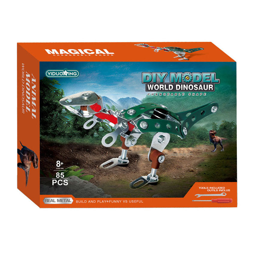 Jeu de construction en métal raptor, 85 pièces.