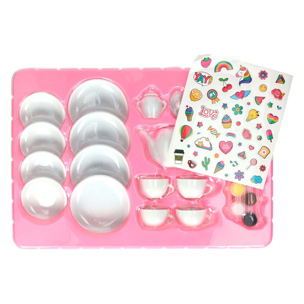 Lobbes jouets par exemple service à thé peinture grand 17 pcs.