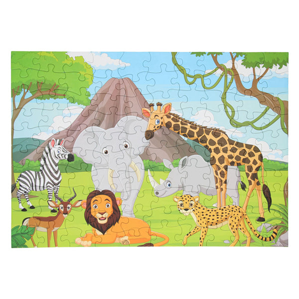Puzzle de sol animaux sauvages, 100 pcs.