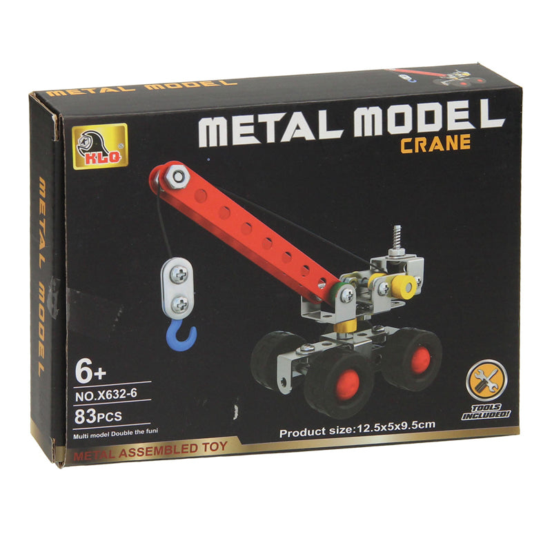 Grue en kit de construction métallique, 83 pièces