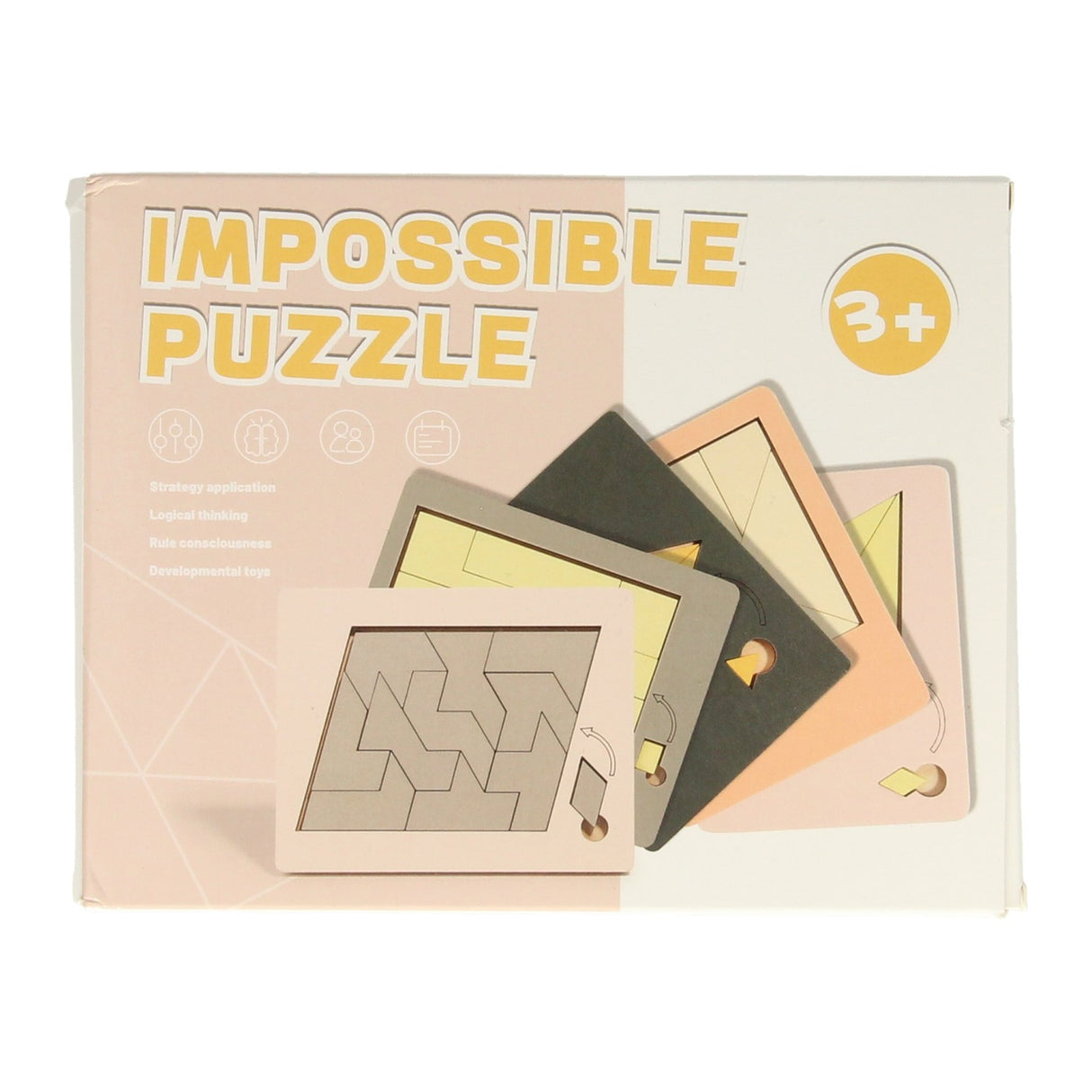 Puzzle de réflexion impossible en bois Lobbes