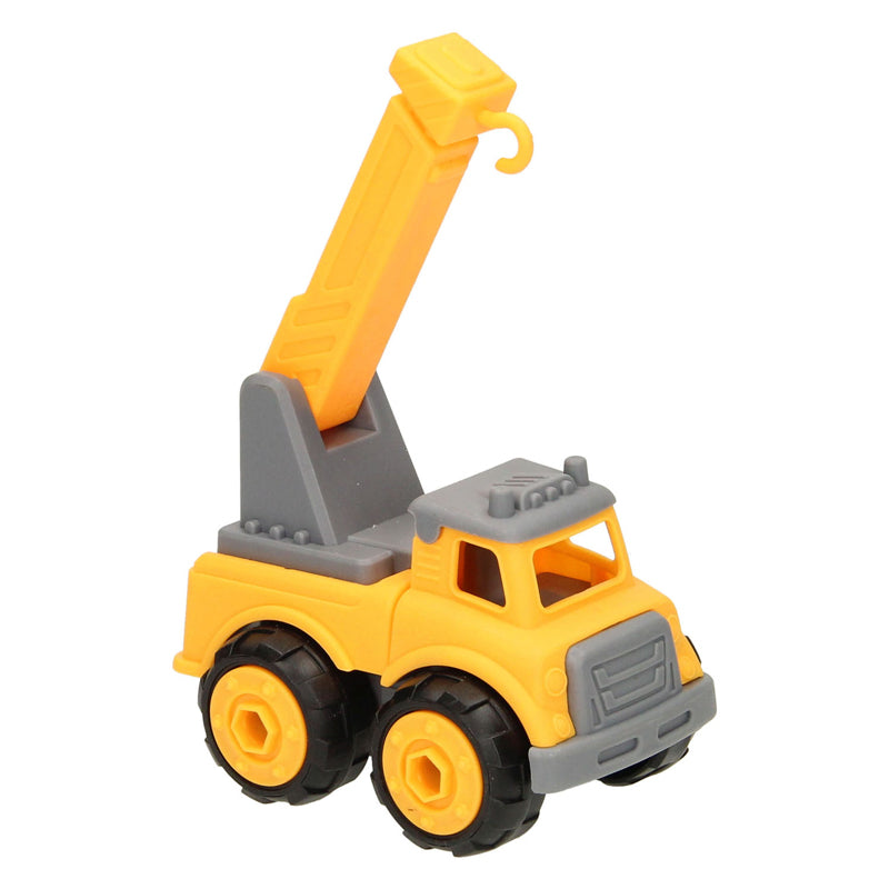 Chariot de chantier à roulettes à visser - jaune