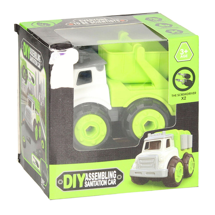 Camion benne à roues vissables - vert