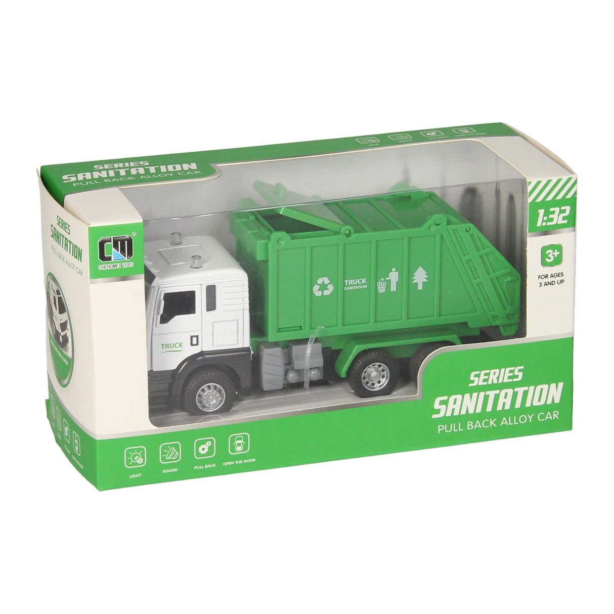 Lobbes jouets par exemple son lumineux de camion poubelle