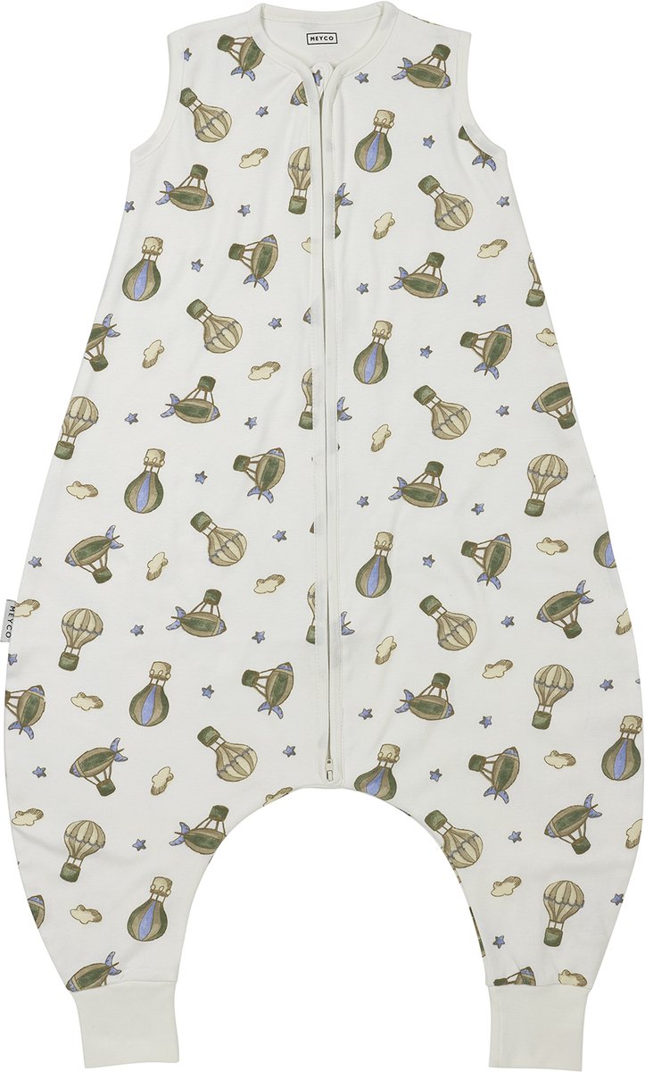 Meyco bébé ballons à air bébé été sommeil salopette pull - multicolore - 92 cm - 0,5 tog