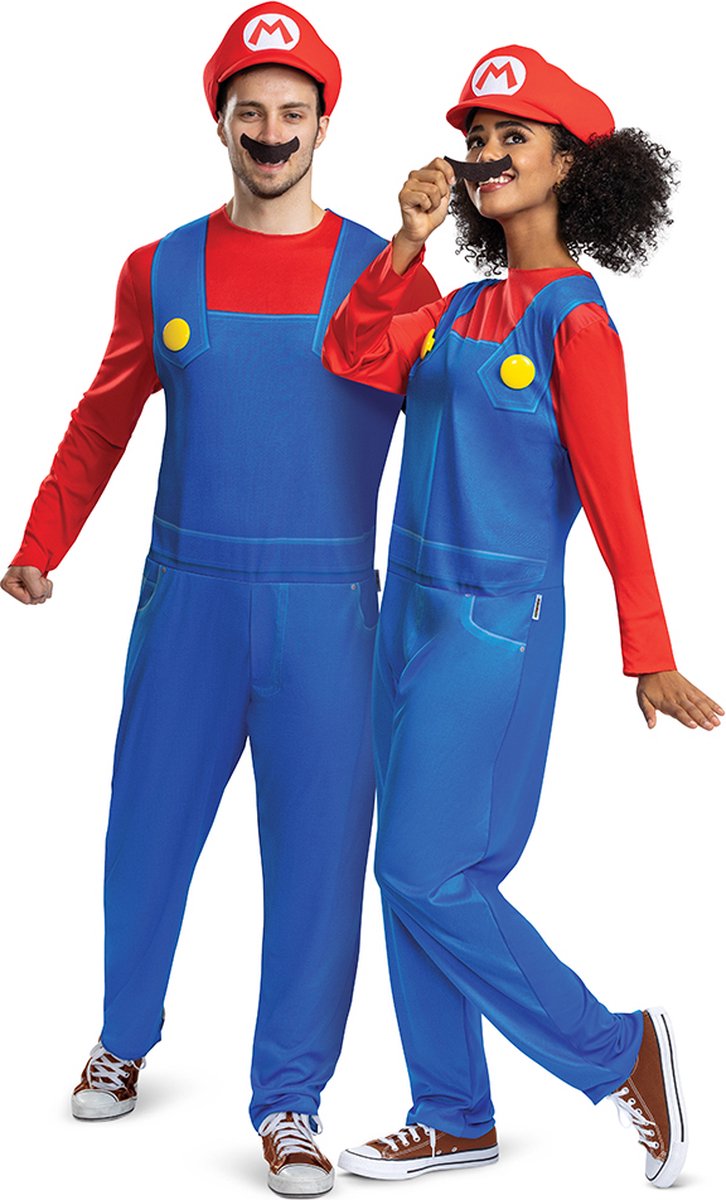 Déguisement Nintendo - Super Mario Bros, Mario Elevated Costume Classique Adultes, Taille XS S