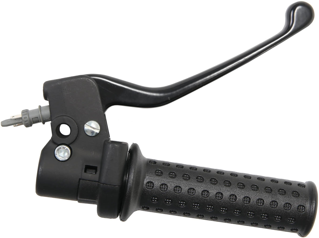 Fixation de poignée d'accélérateur Domino pour scooters, poignées d'accélérateur alu sw 1-pull, levier de frein