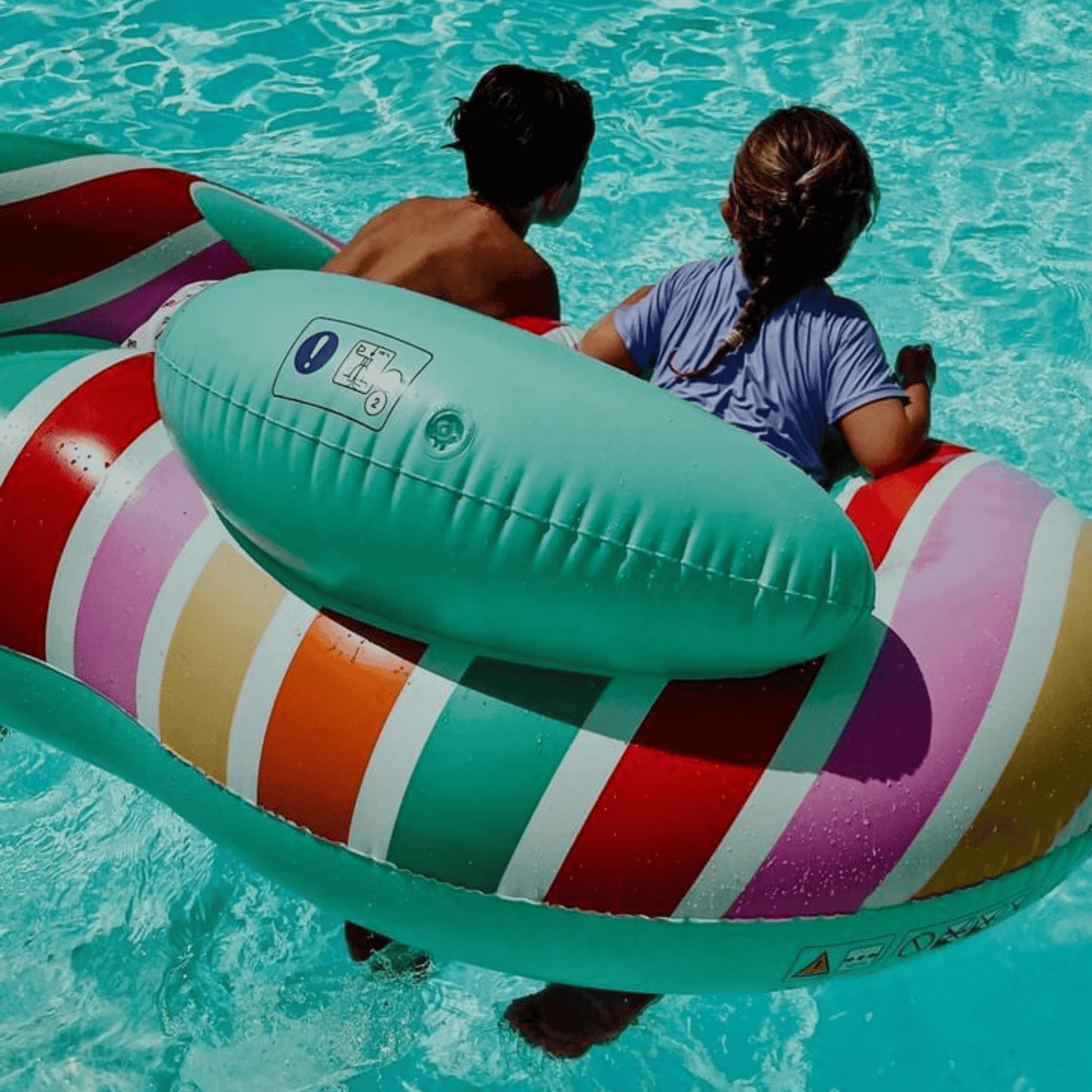 Ruée vers la couleur | piscine multicolore ø 190 cm