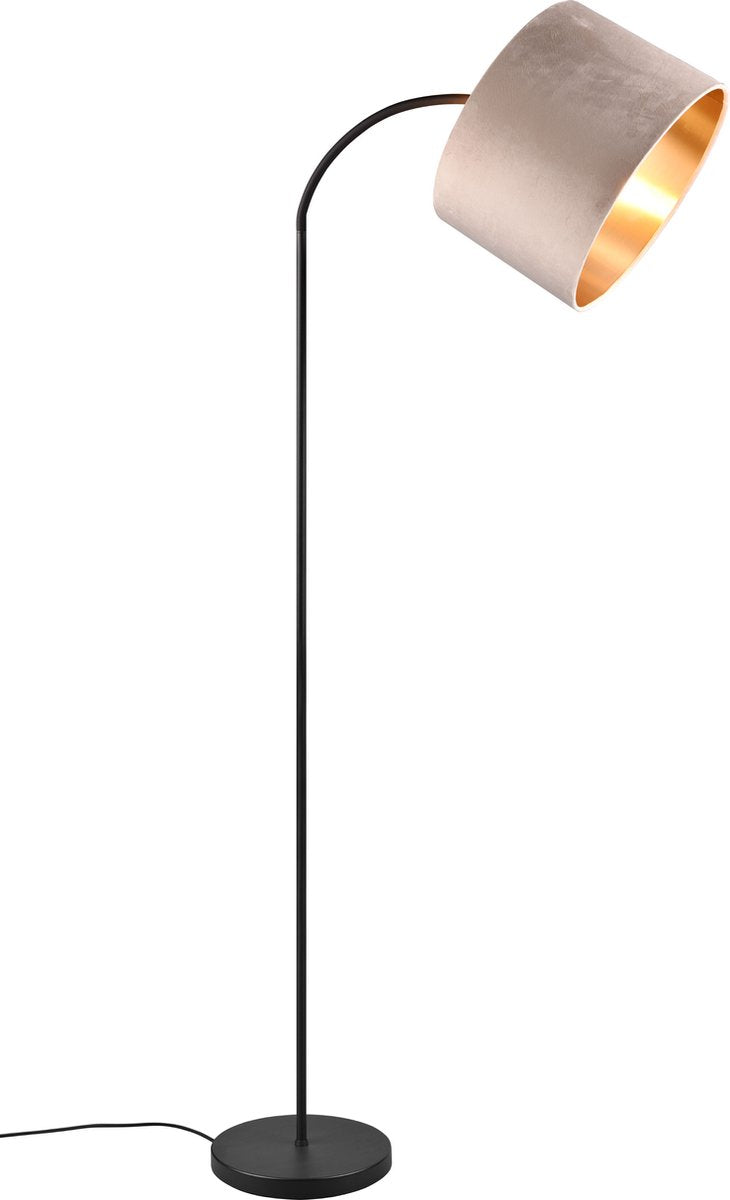 Trio julieta - lampadaire - beige - excl. 1x e27 4w - interrupteur au pied - flexible