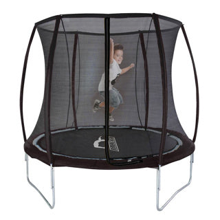 Trampoline d'extérieur Alert avec filet de sécurité noir 244 cm