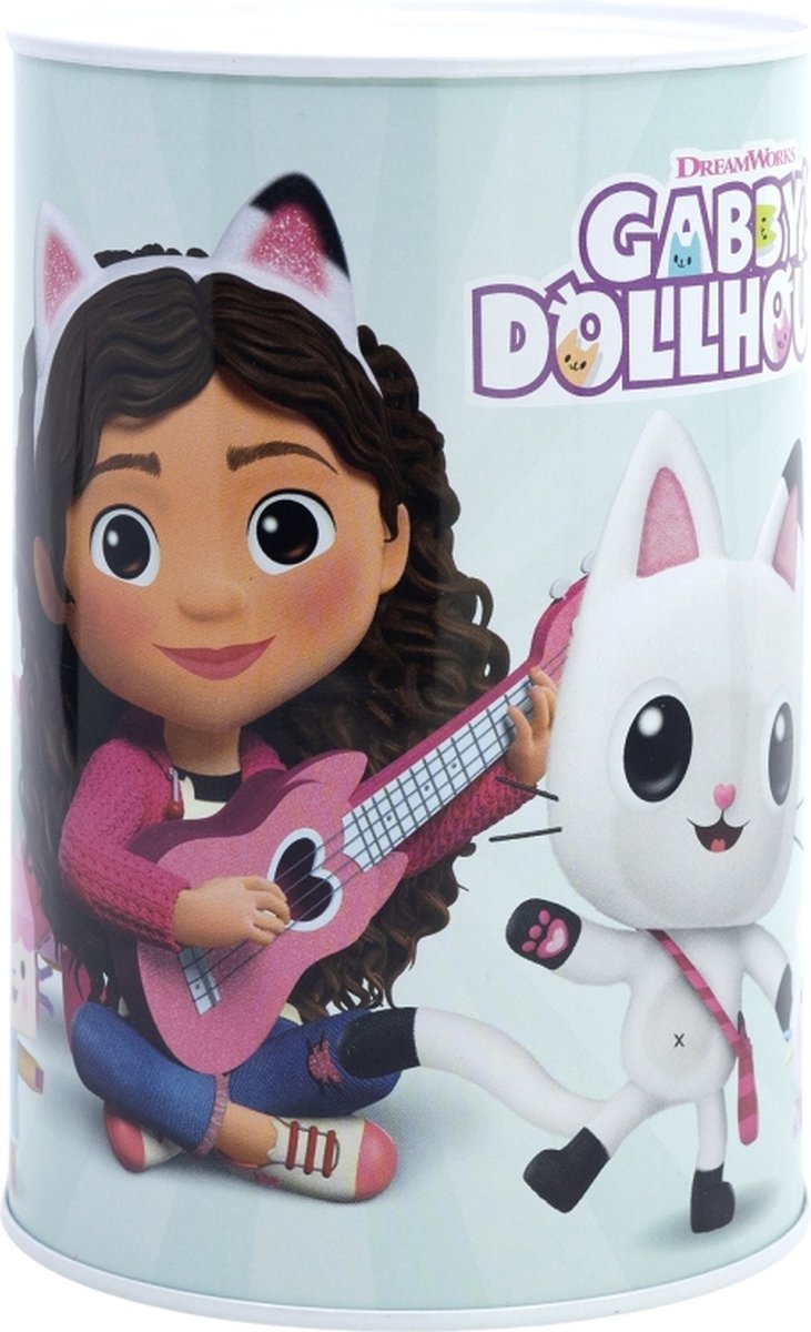 Tirelire Gabby's Dollhouse - Gabby's Dollhouse - ronde - aventures de chat
