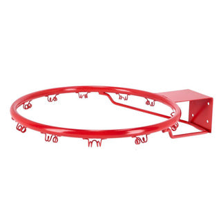 Anneau de basket sport Alert luxe avec filet métal 53 cm