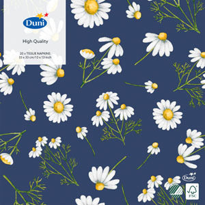 Serviettes Duni 33x33cm 20 pièces