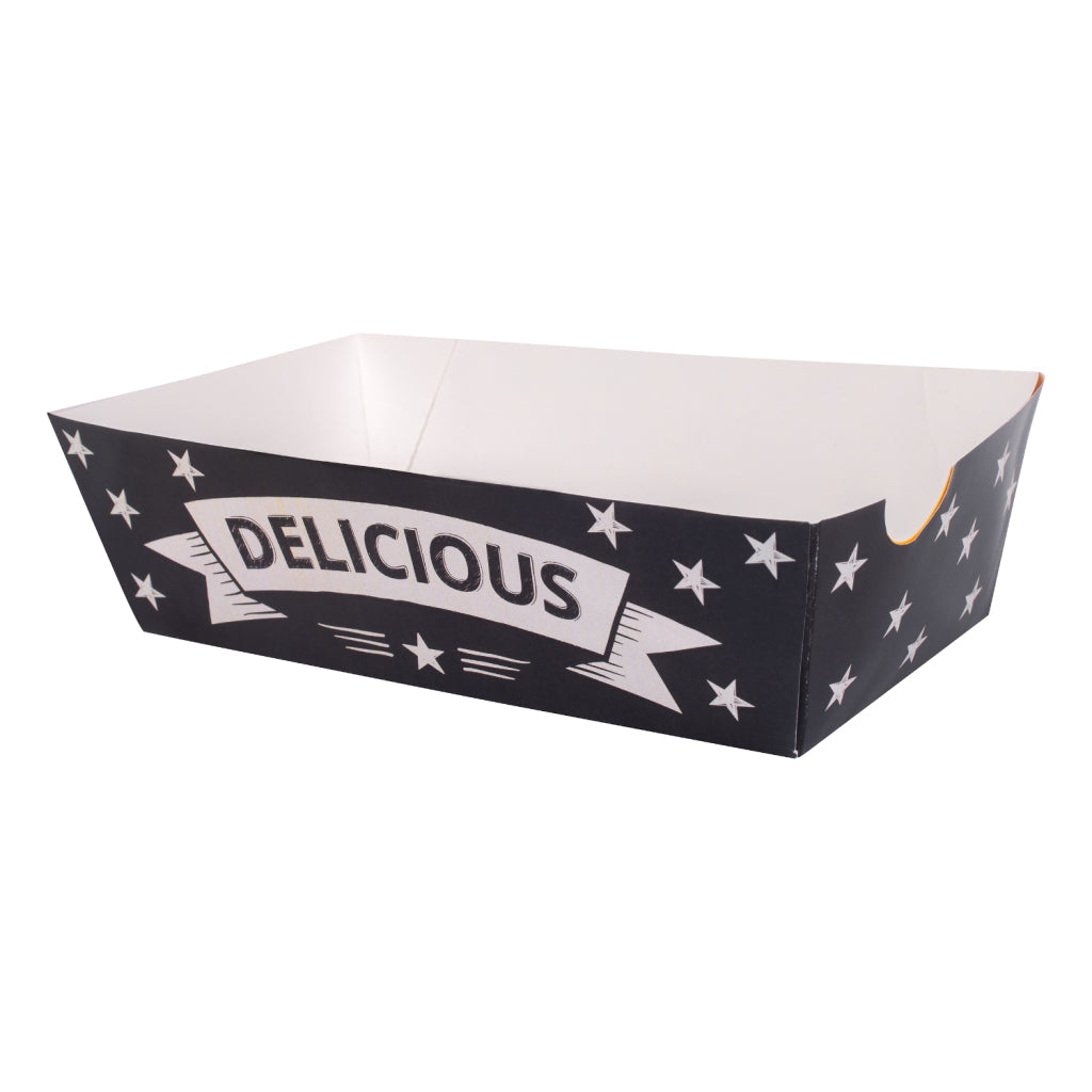 Récipient jetable de base pour aliments chauds 8 pièces 16x9x4,5 cm
