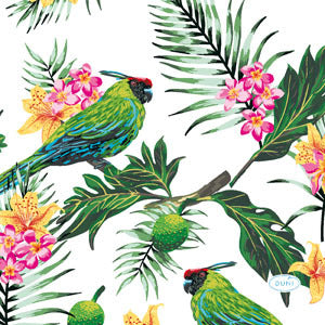 Serviettes Ambiente jungle fruitée 24x24 cm