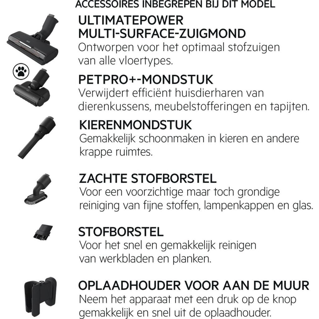 Aeg ap71ab14ug aspirateur balai à batterie gris noir