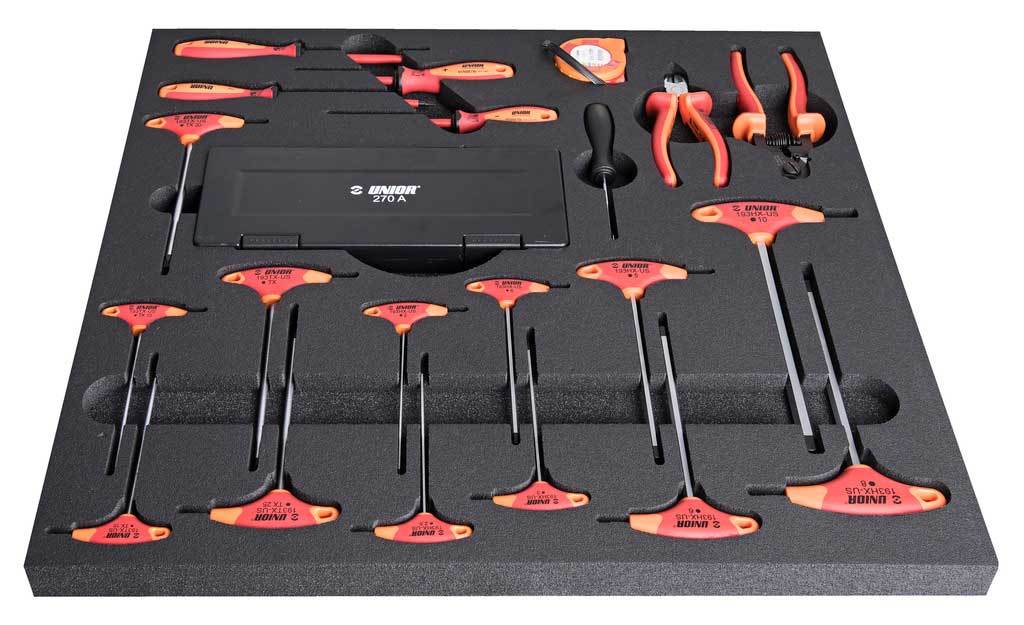 Établi d'incrustation d'outils Unior
