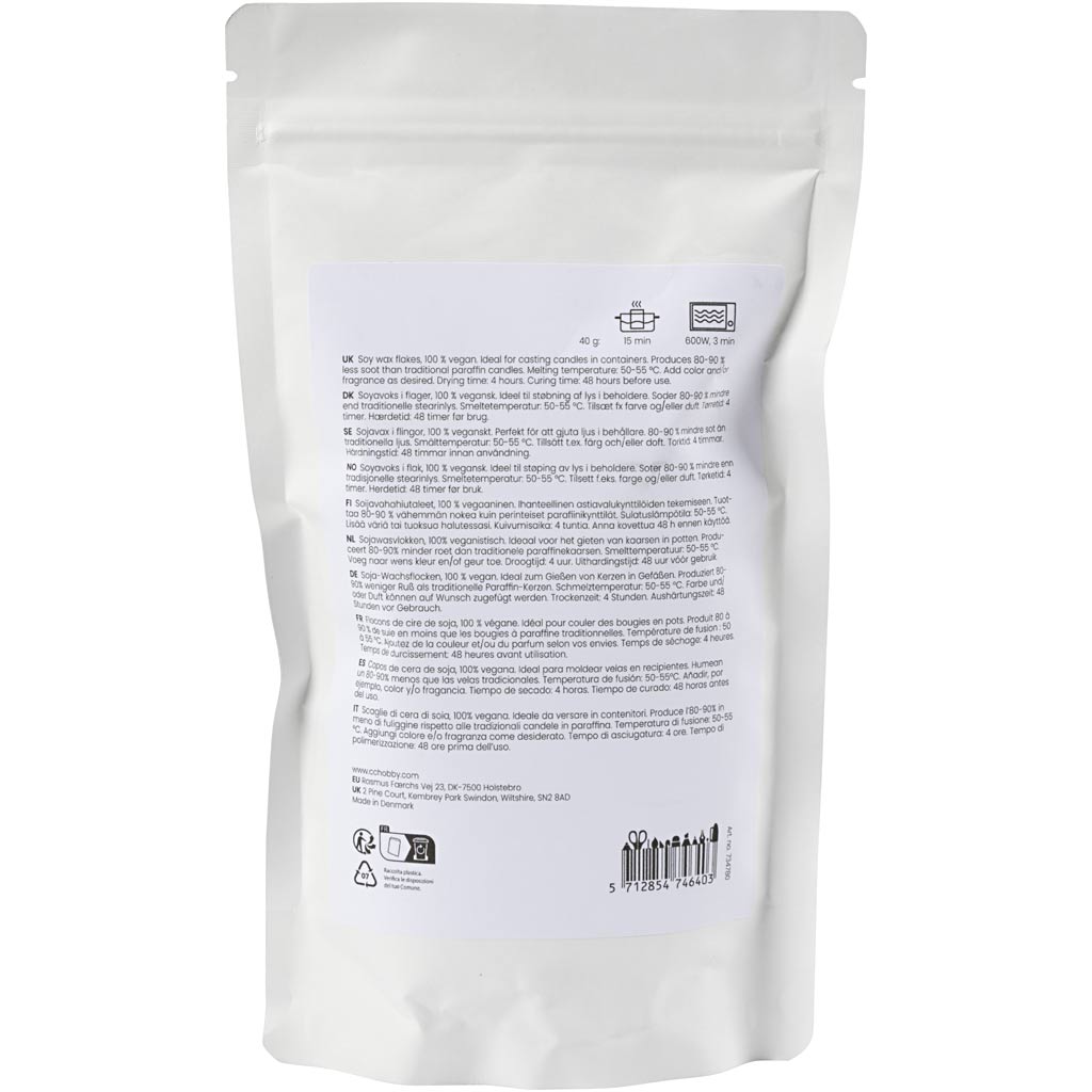 Société créative https : www.ccobby.nl cire de soja-pour-bougies-en-pots-creme-250-gr-1-doos