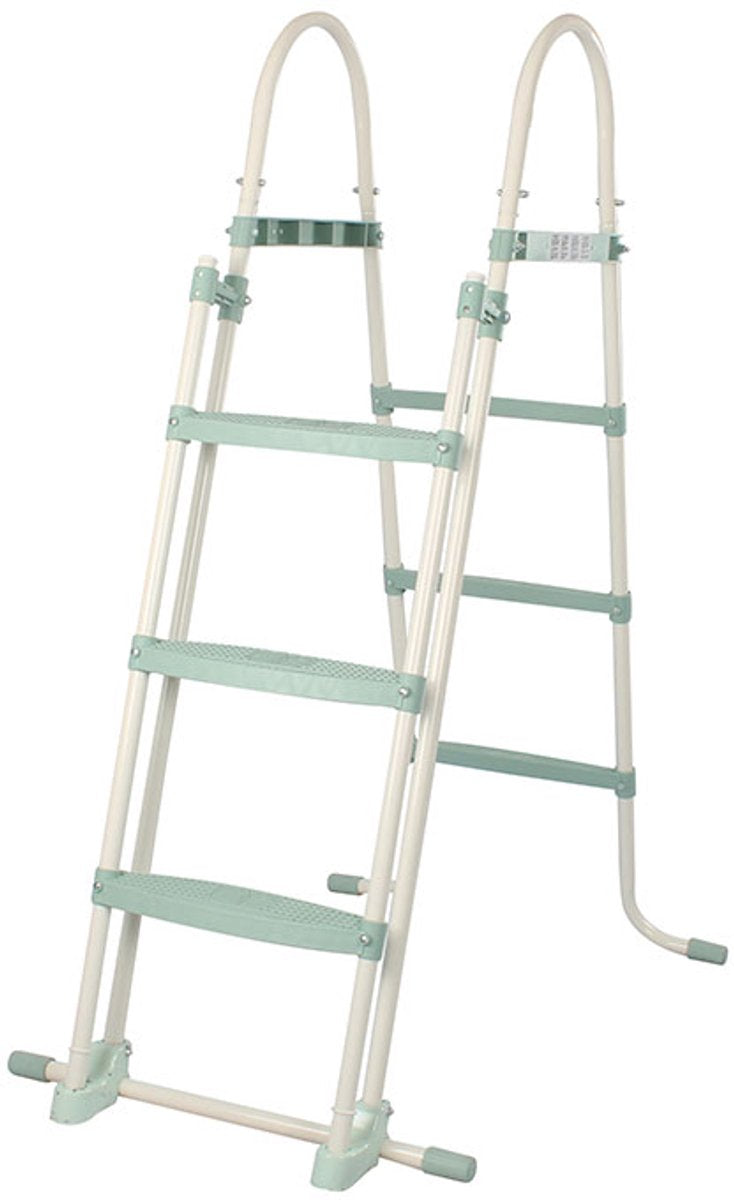 Escalier de piscine plastique vert 107 cm