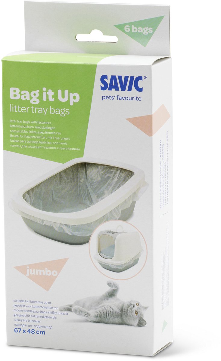 Savic bag it jumbo sac à litière pour nestor jumbo aseo jumbo leo
